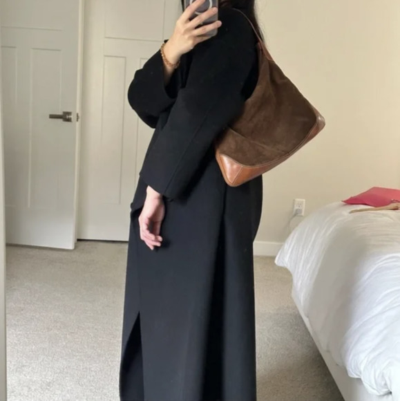 Brown Suede Shoulder Bags